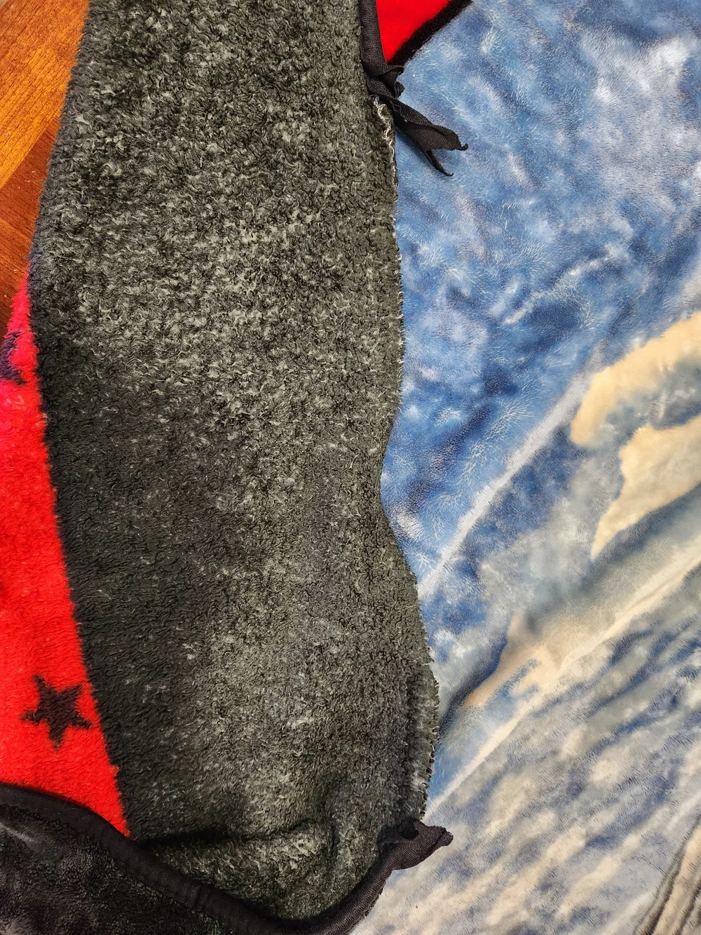 Vintage Golden Bear Heavy Duty Fleece Eagle Blanket Size 85×78